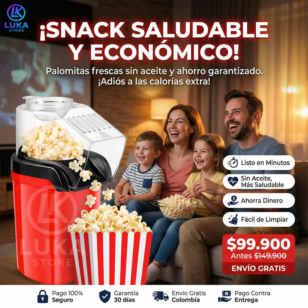 MÁQUINA DE CRISPETAS DE AIRE CALIENTE
